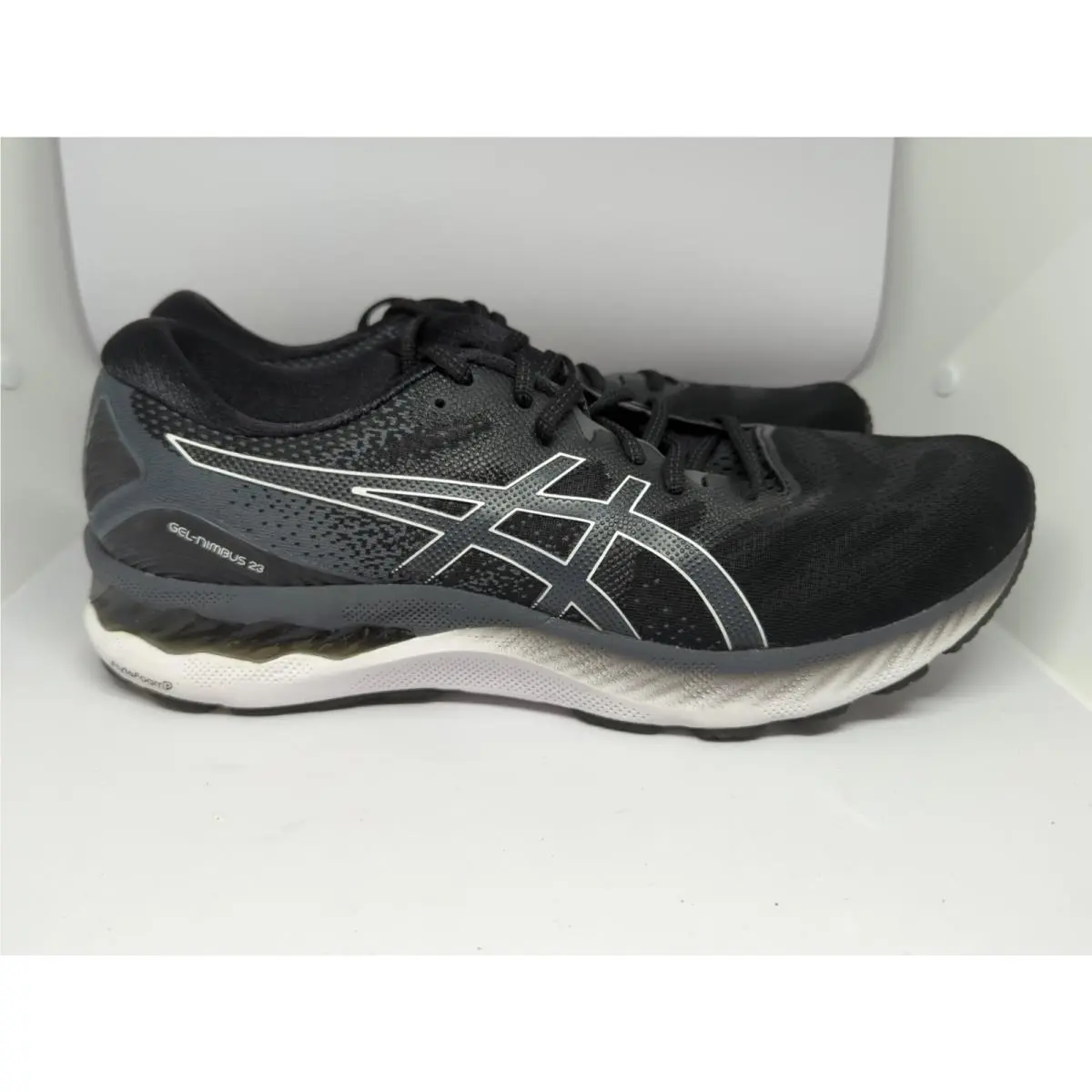 Asics shoes - ASICS Gel-Nimbus(R) 23 - 1011B004001 - Black/White 0