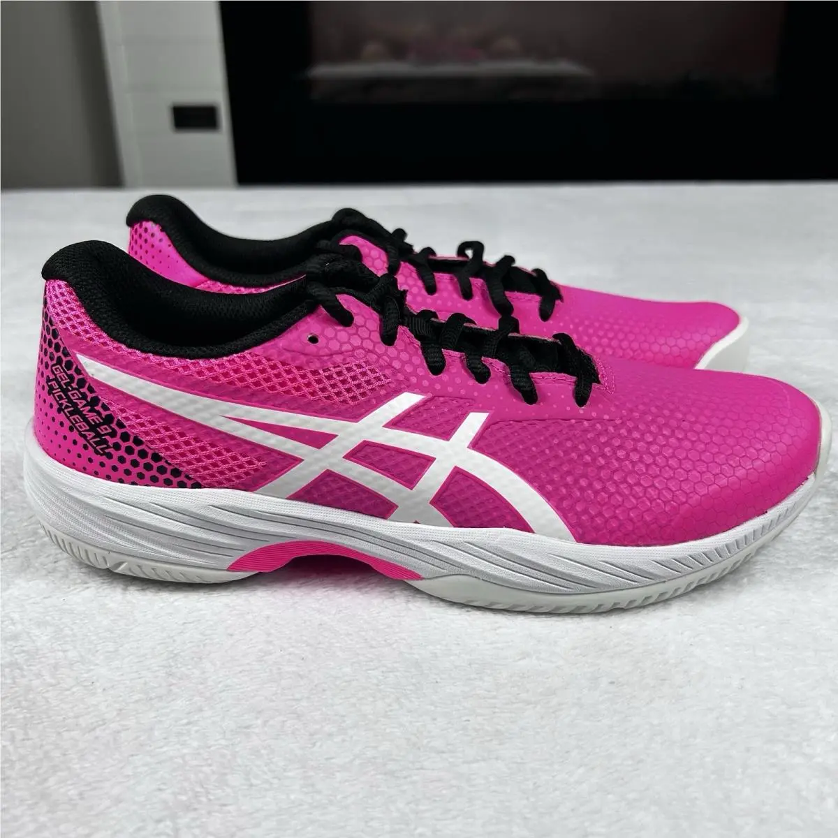 Asics shoes - ASICS Gel-Game 9 1042A243-700 - 1042A243-700 - Hot Pink White (UPC: 0197298007382) 8