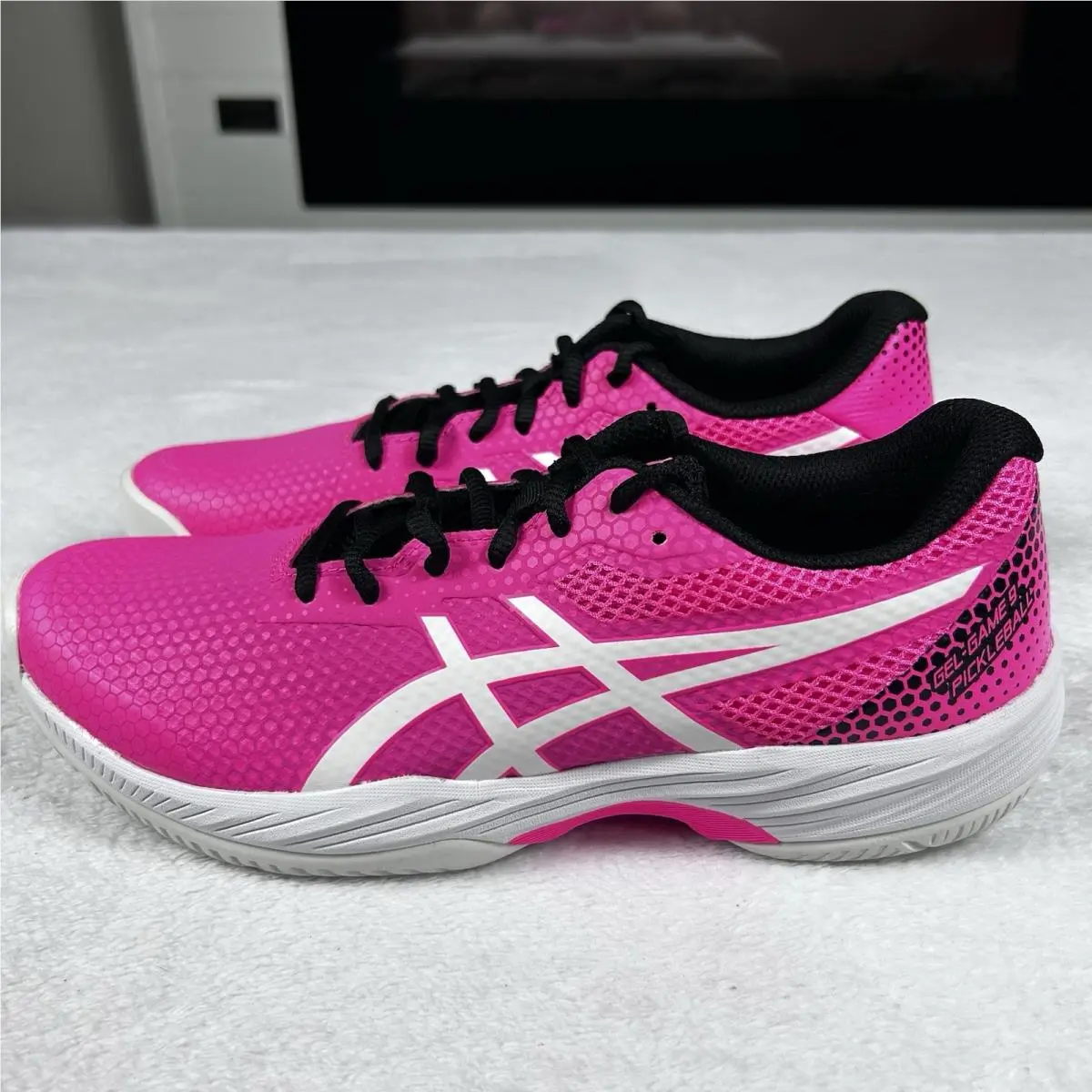 Asics shoes - ASICS Gel-Game 9 1042A243-700 - 1042A243-700 - Hot Pink White (UPC: 0197298007382) 1