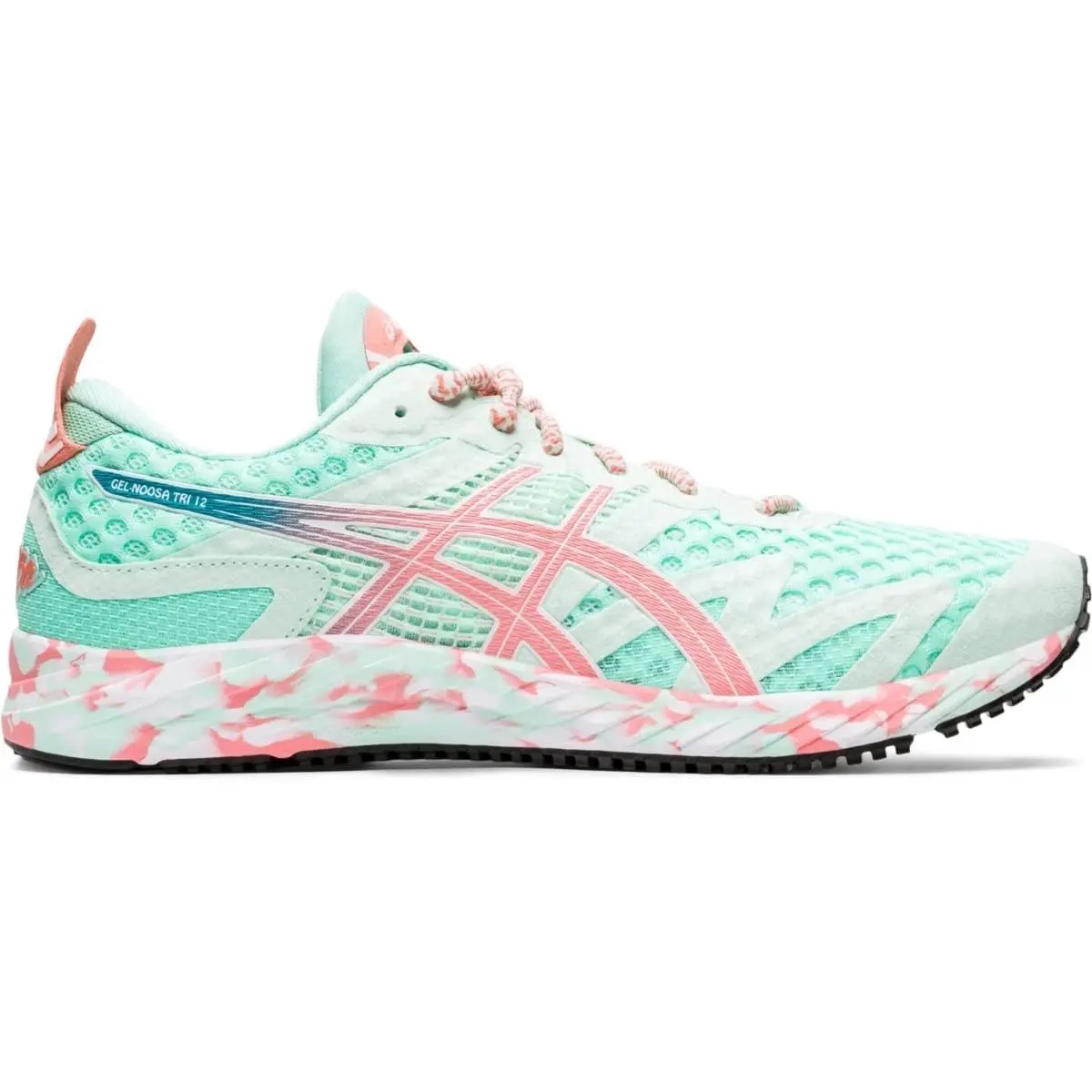 Size 7.5 - Asics Gel Noosa Tri 12 Fresh Ice Guava W - Green