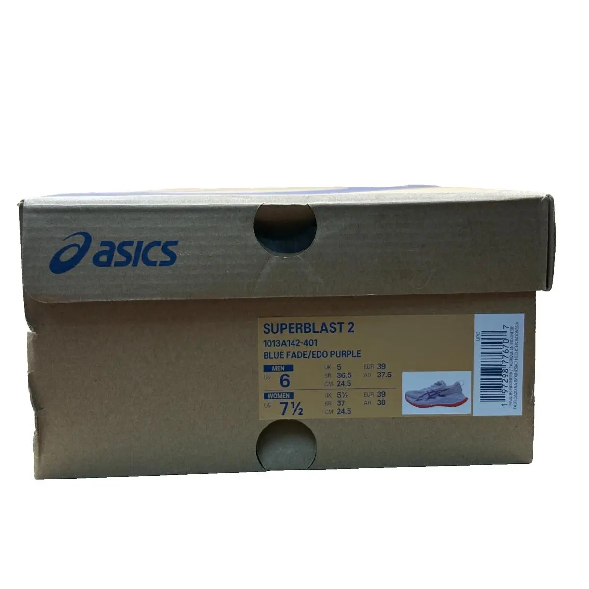 Asics shoes - 1013A142401 - 1013A142-401 - Blue (UPC: 197298776707) 7