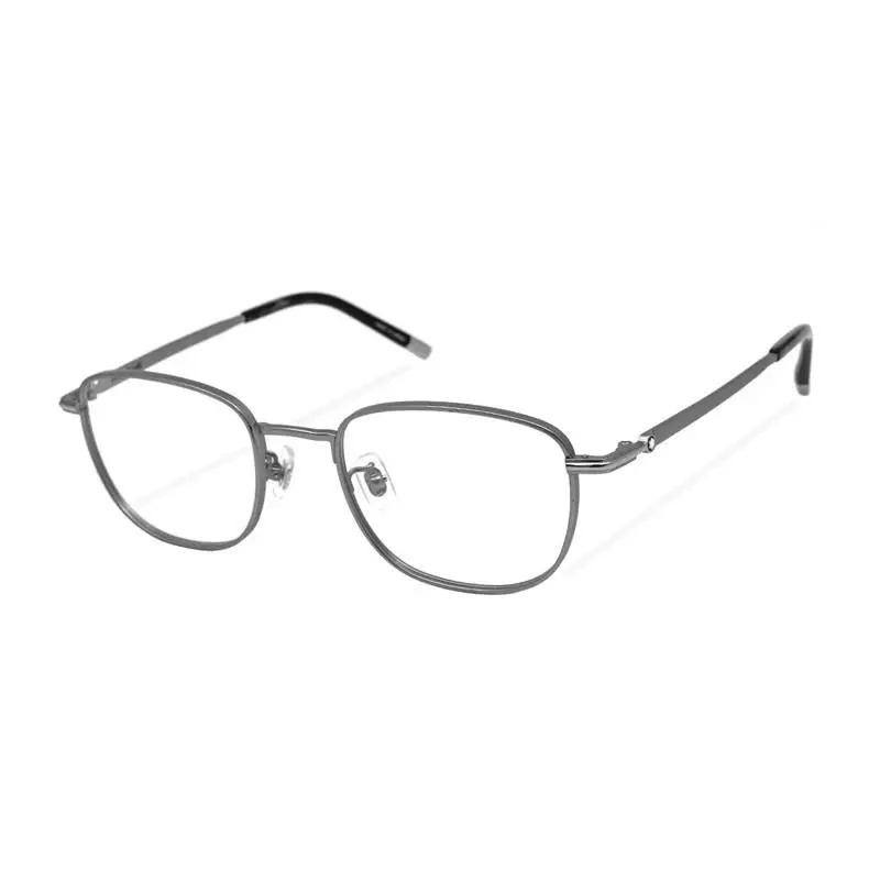 MB0134O 002 Light Ruthenium 53mm Eyeglasses by Montblanc
