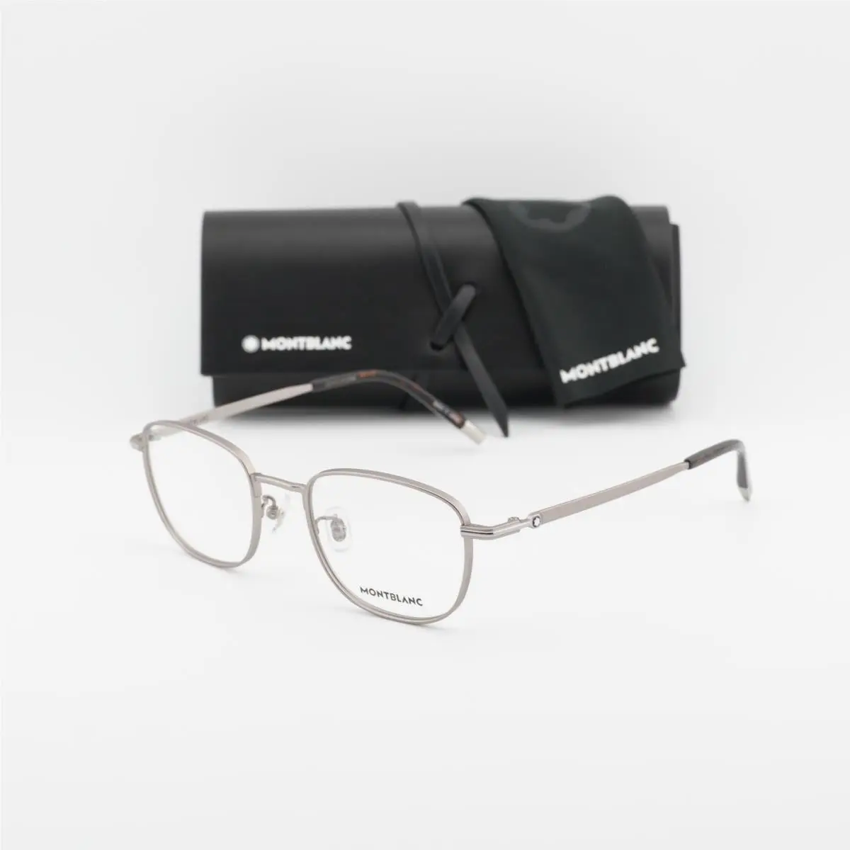 Montblanc MB0134O 002 Light Ruthenium 53mm Eyeglasses