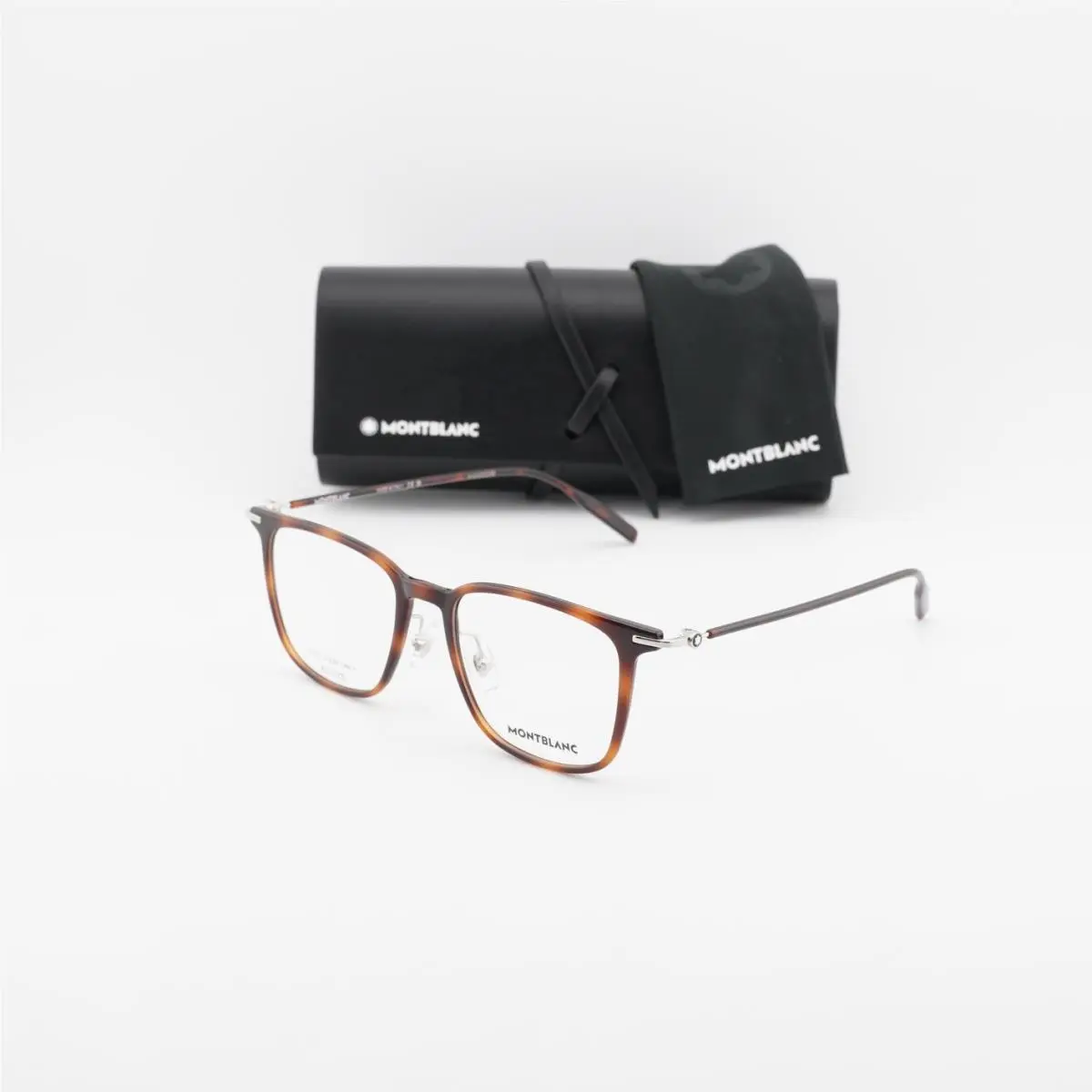MB0354O 004 Havana 52mm Eyeglasses by Montblanc