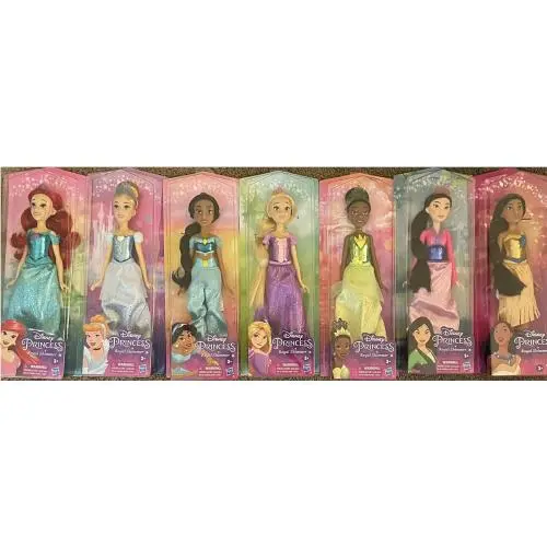 9 Disney Princess 11” Royal Shimmer Doll - in Package