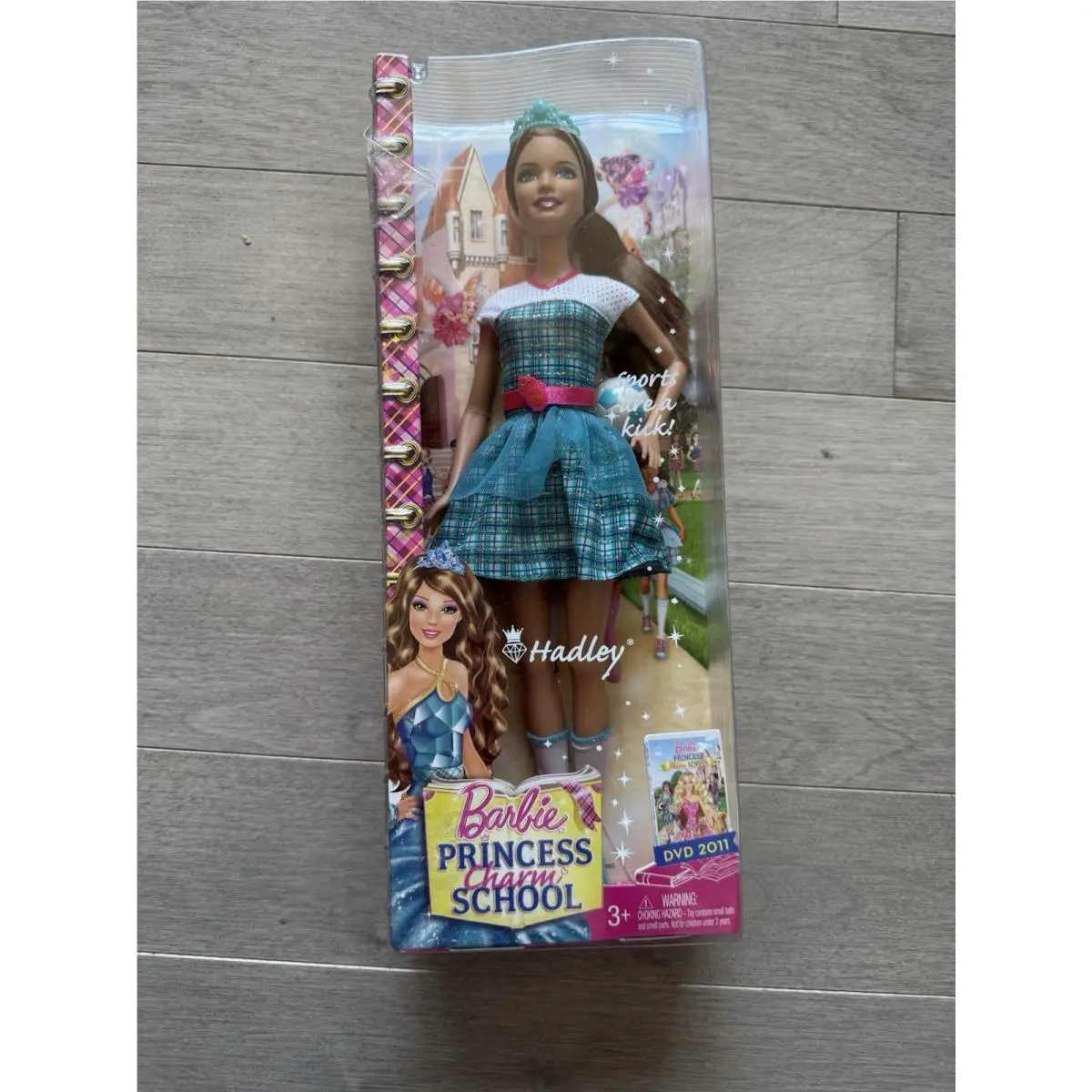 2010 Barbie Doll Princess Charm School Hadley Teresa Brunette Green Eyes Rare