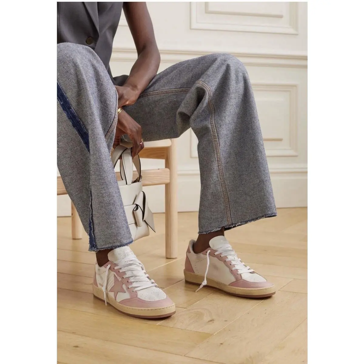 Golden Goose Women’s White Ball Star Low Top Sneaker Size US 11/EU 41