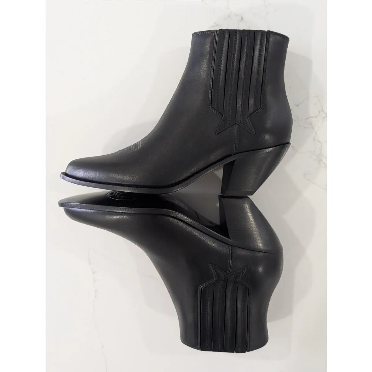 Golden Goose shoes - Golden Goose Sunset Texan Boots - Black (UPC: 8050235021624) 11