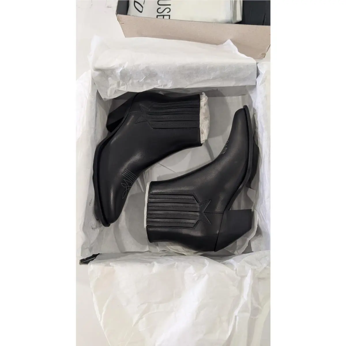 Golden Goose shoes - Golden Goose Sunset Texan Boots - Black (UPC: 8050235021624) 10