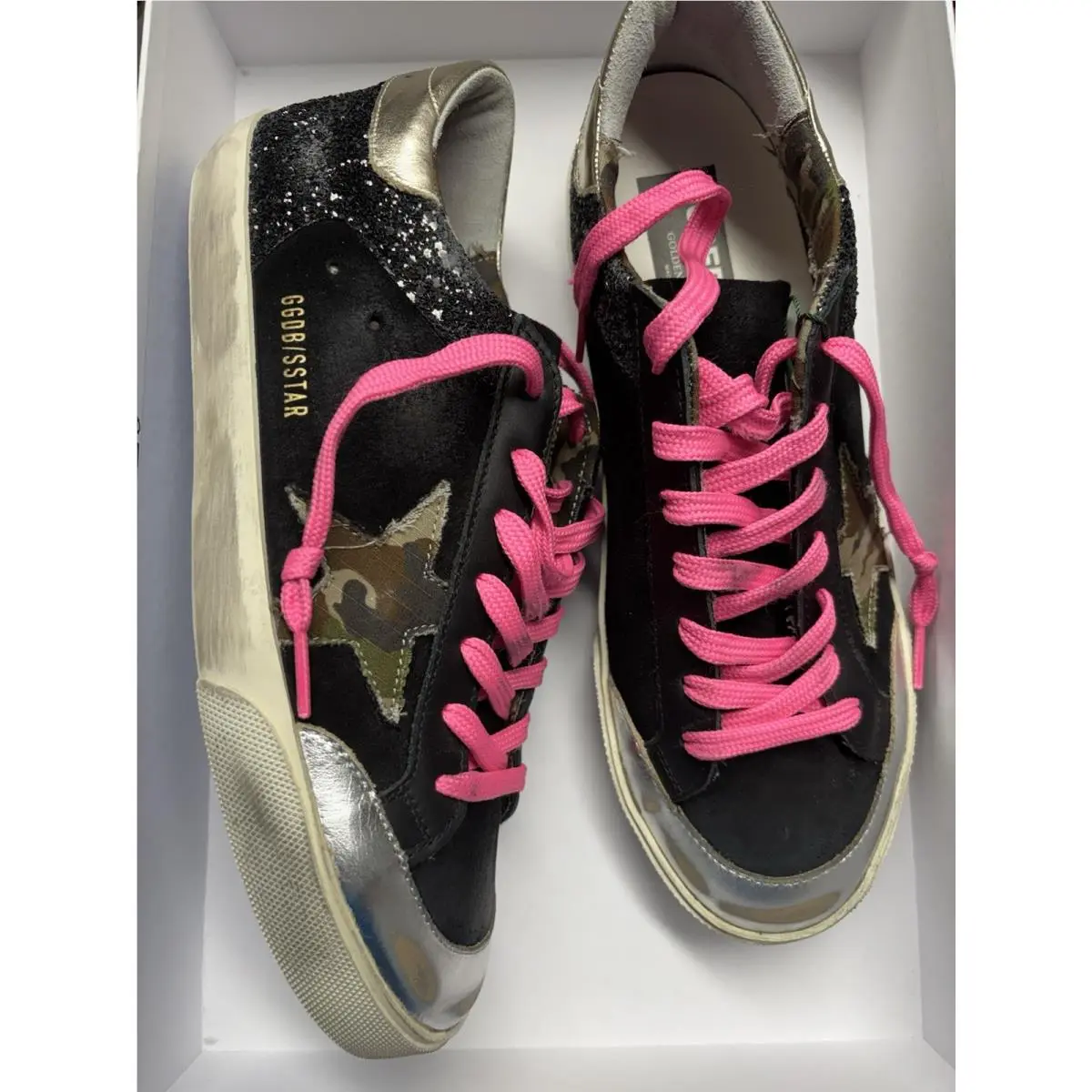 Golden Goose Super Star Leather Sneakers Mens Size US 9/ Eu 42