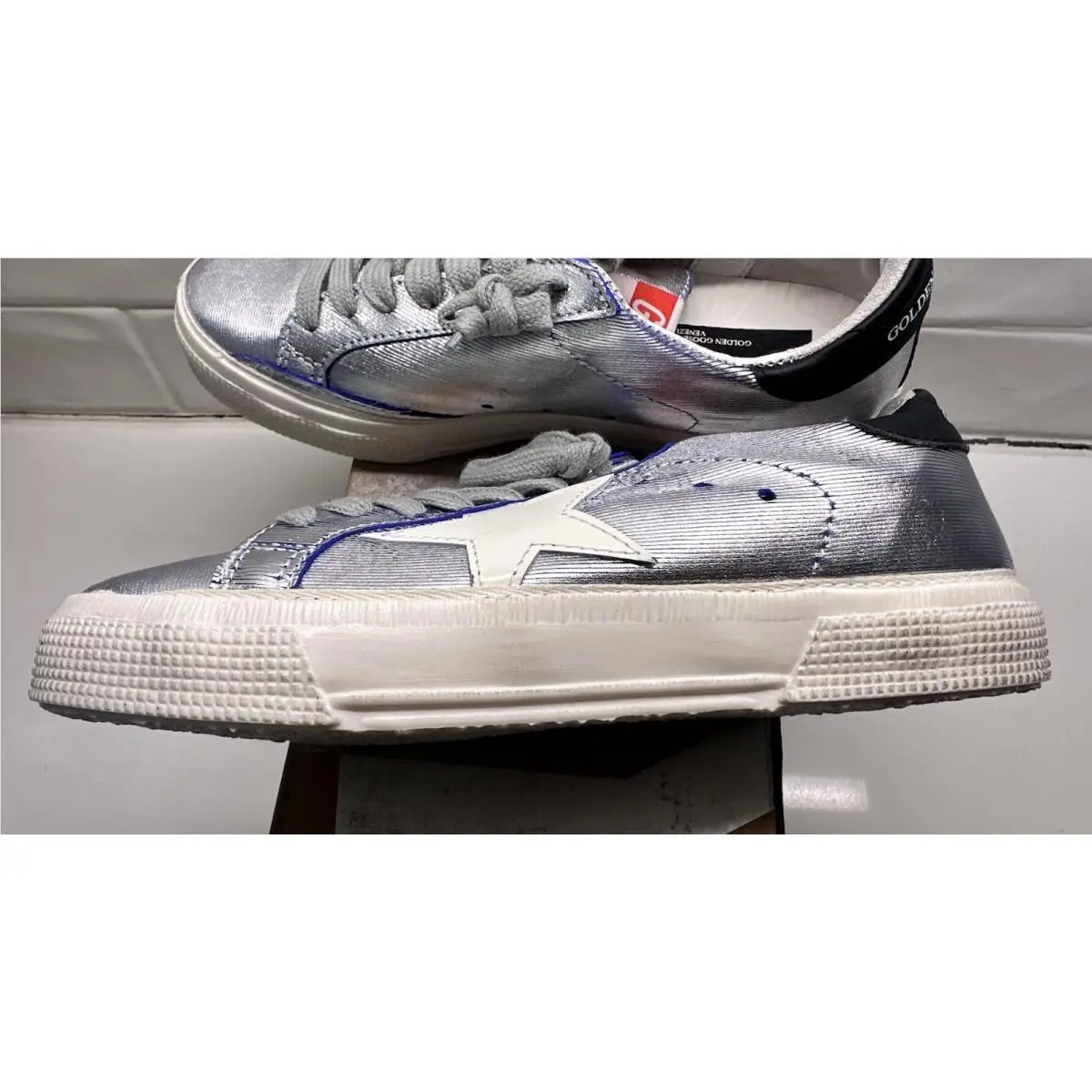 Golden Goose shoes - Golden Goose May - May - Silver 1
