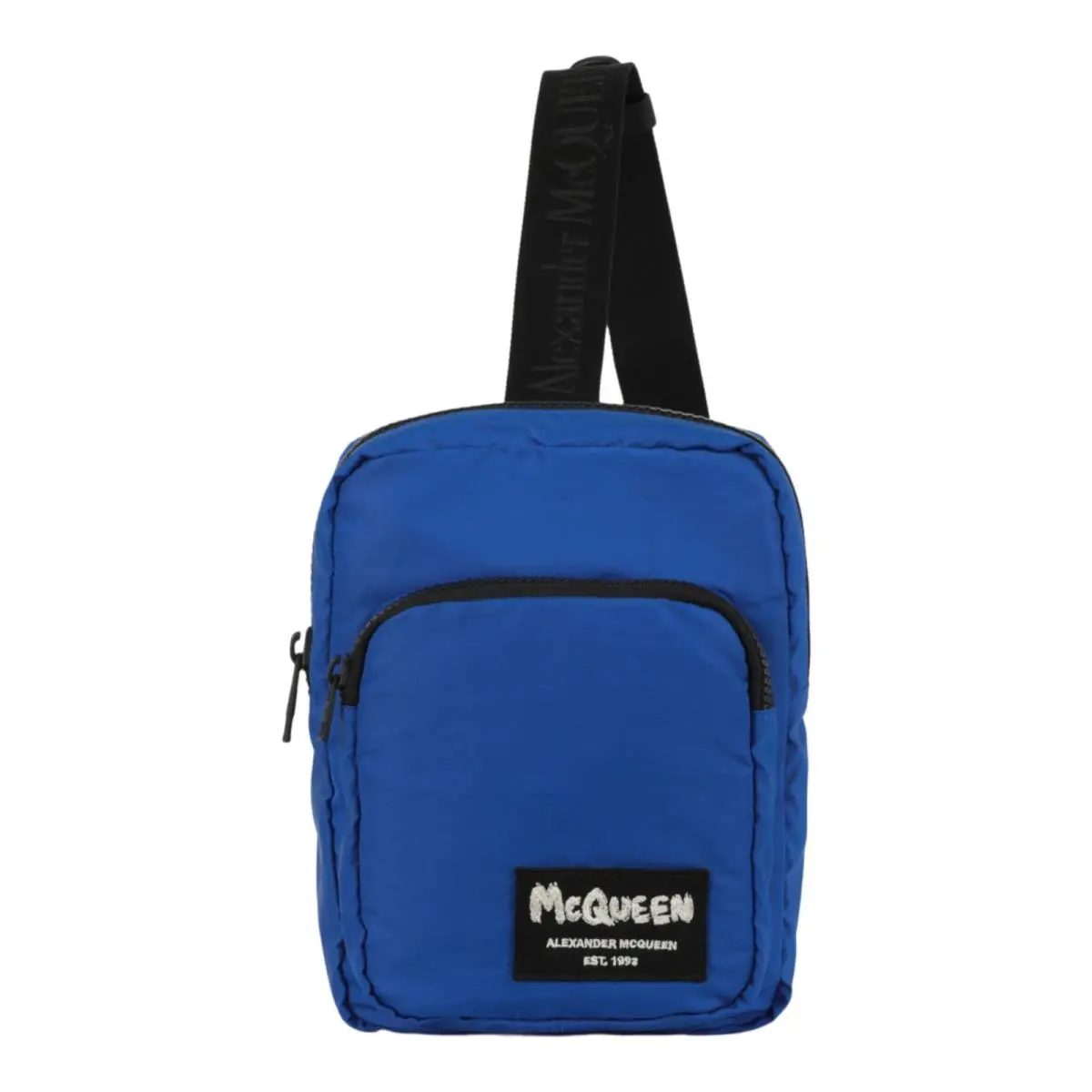 Alexander Mcqueen Mens Logo Crossbody Camera Bag