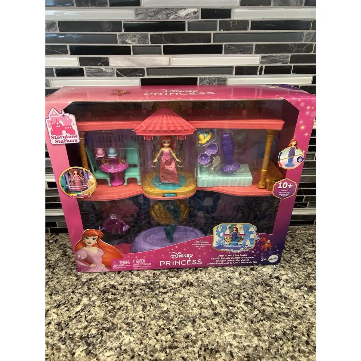 Disney Princess Ariels Land Sea Castle with Doll Accessories New/sealed