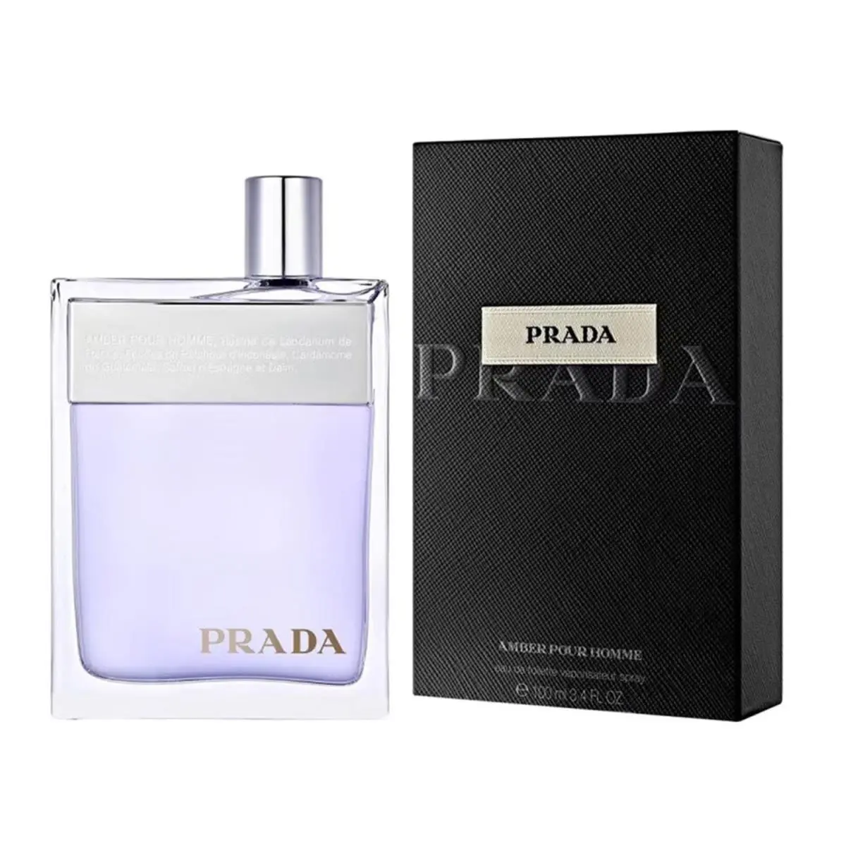 Prada Amber Men 3.4 Oz Edt Spray Orange 1 Fl Oz Pack of 1