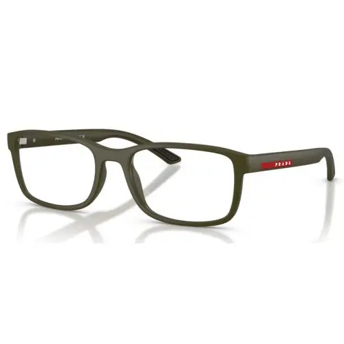 Prada Linea Rossa PS 06RV 15X1O1 53 Matte Green Men`s 53 mm Eyeglasses