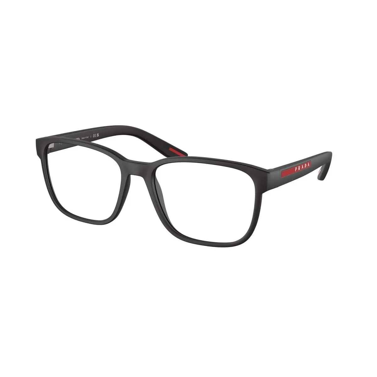 Prada Linea Rossa PS 6PV Black Rubber DG01O1 Eyeglasses