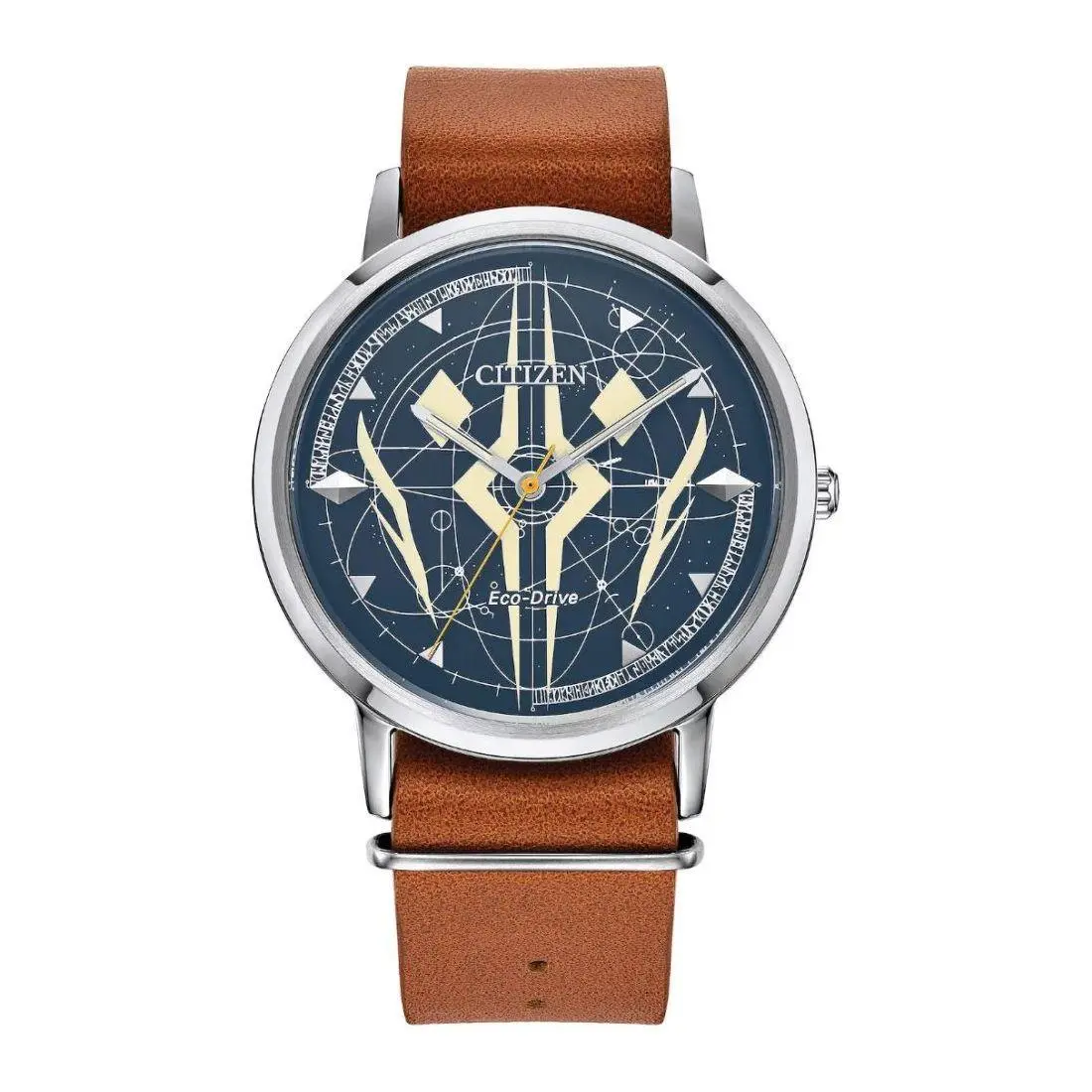 Eco-drive Star Wars Ahsoka Tano Brown Leather Strap Watch BJ6508-02W by Citizen