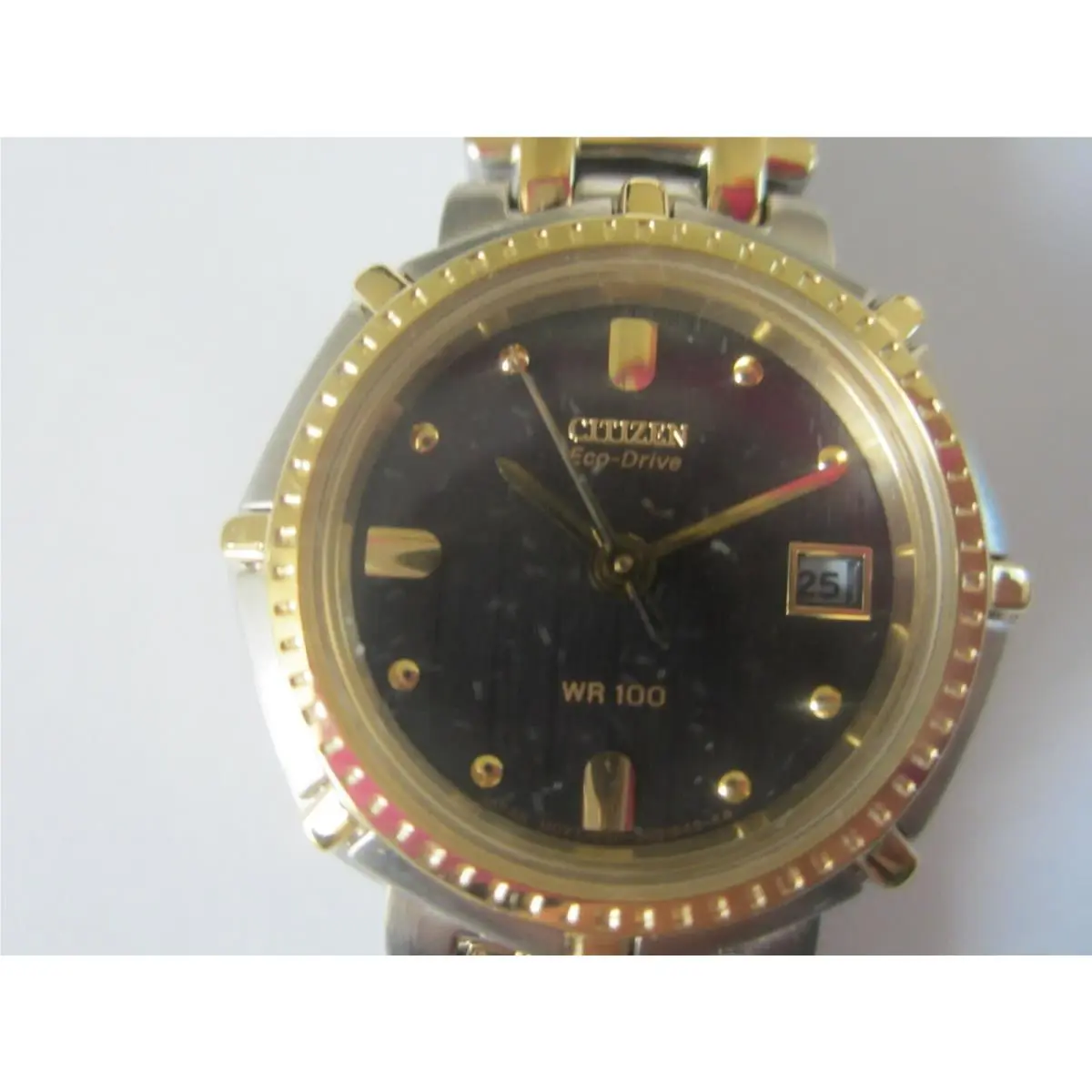 Citizen Eco-drive Women`s Watch Quartz All S/s Two Tone Gold EW0674-53E