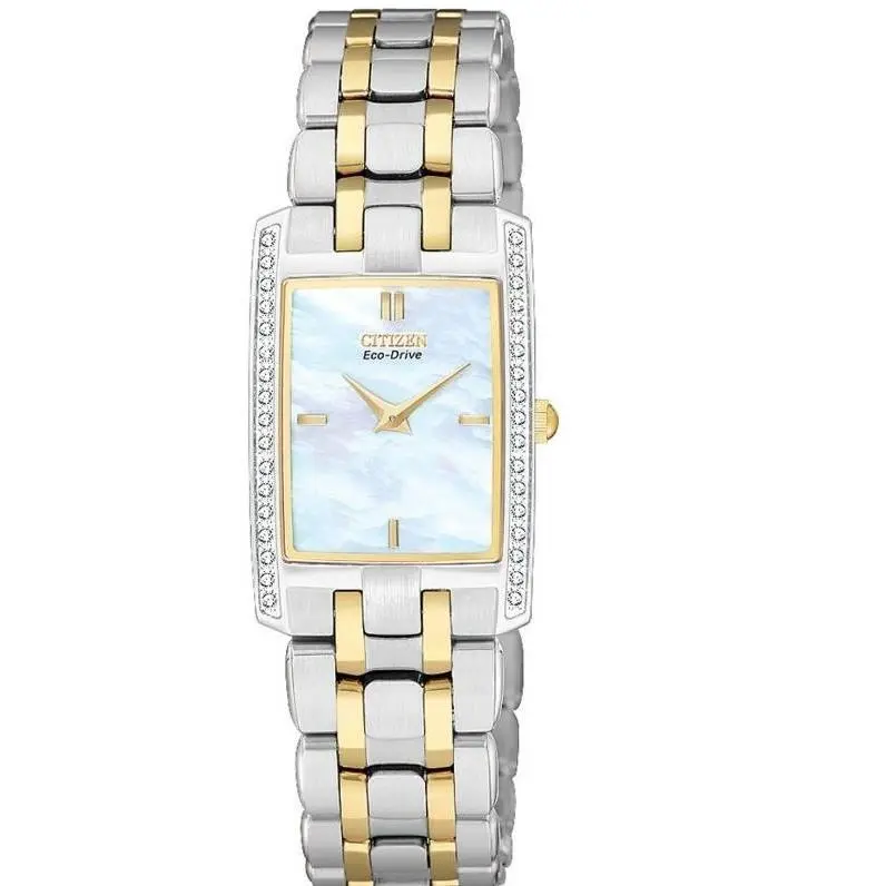 Citizen EG3174-53D Stiletto Eco Drive Mother-of-pearl Dial Diamond Ladies Watch