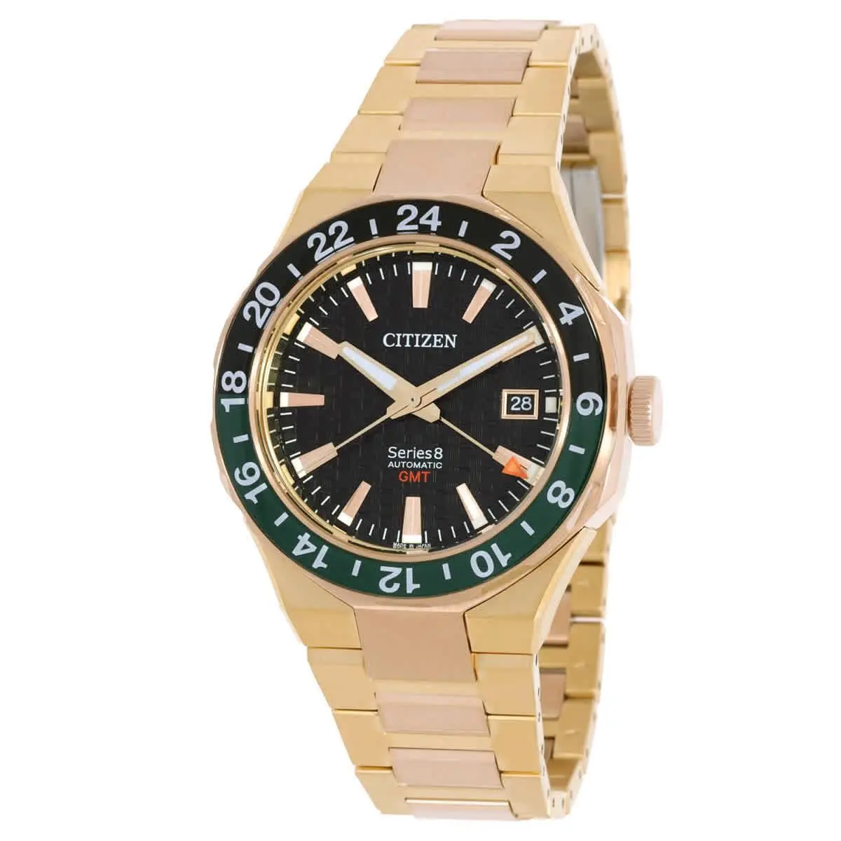 Citizen Series8 880 Gmt Automatic Black Dial Men`s Watch NB6033-51E