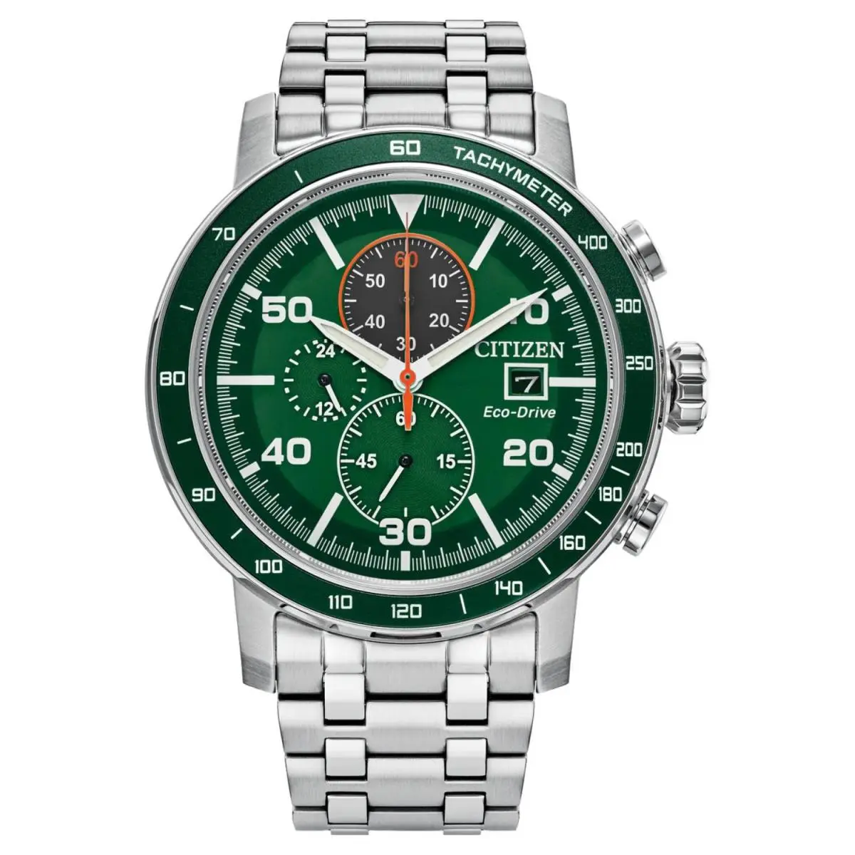 Citizen Men`s Brycen Green Dial Watch - CA0851-56X