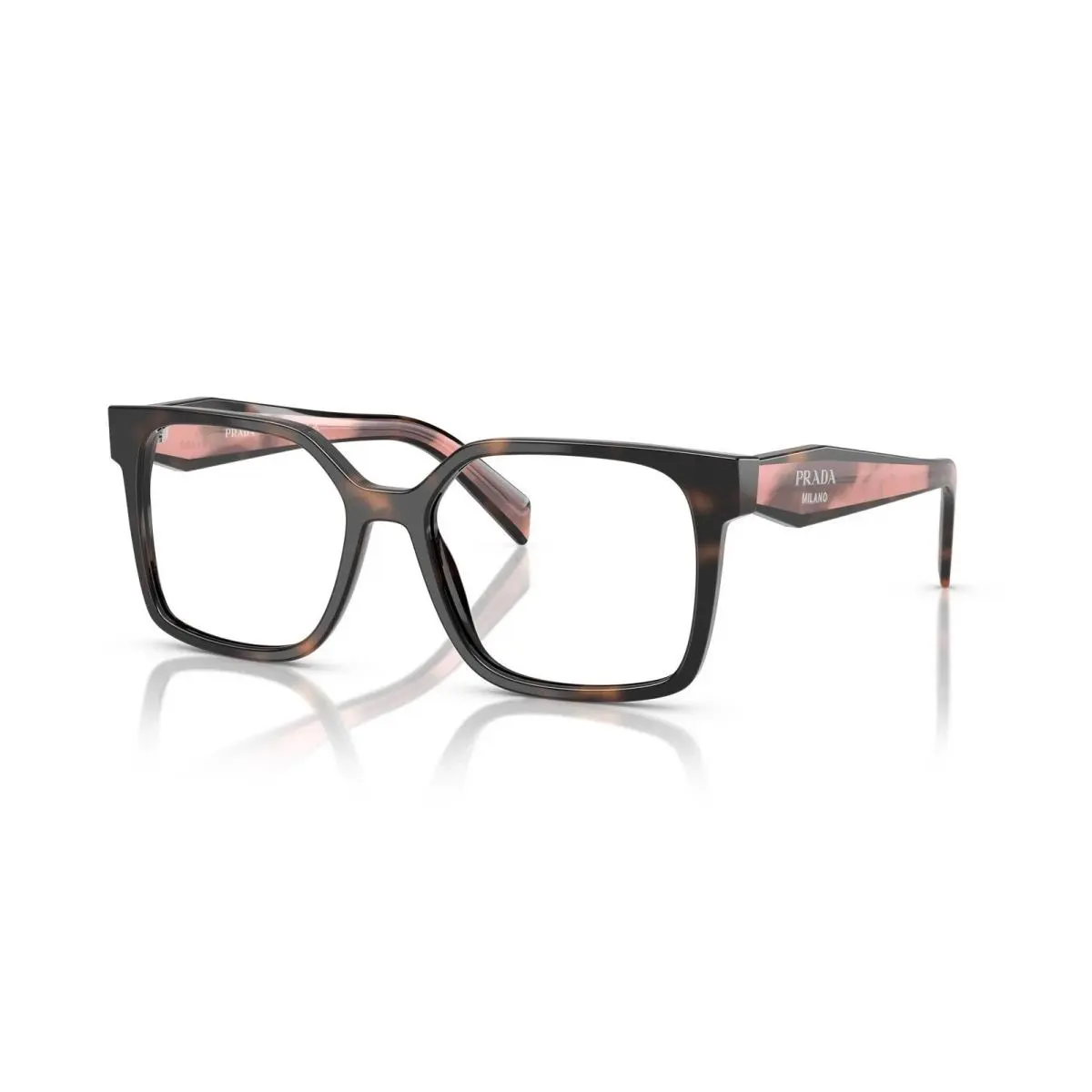 Prada PR B03V 23A1O1 52 Eyeglasses 23A1O1 Tortoise Women`s Optical Frame