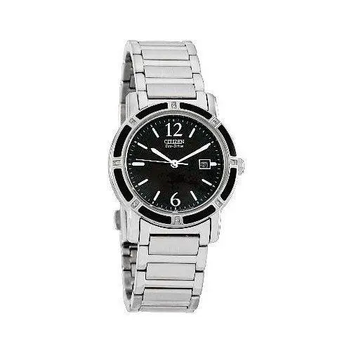 Citizen EW0900-55E Palidoro Eco Drive Diamond Embedded Bezel Women`s Watch