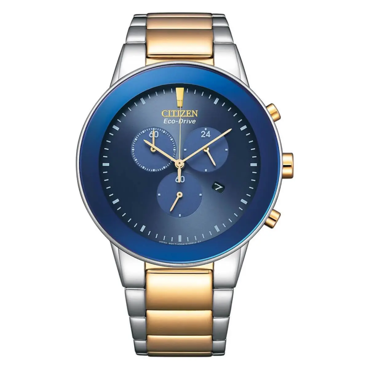 Citizen Men`s Eco-drive Blue Dial Watch - AT2244-84L