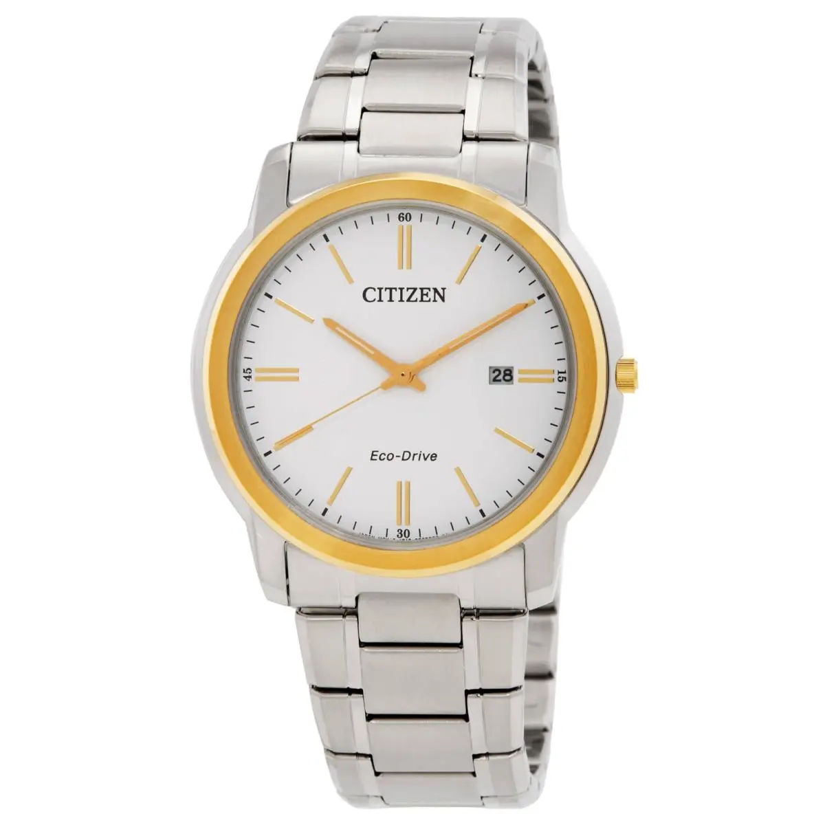 Citizen Eco-drive White Dial Men`s Watch AW1219-53A