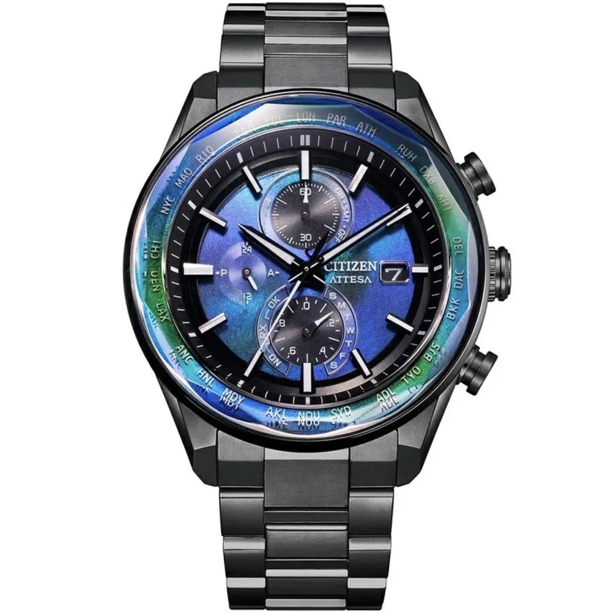 Citizen Attesa Super Titanium Eco-drive Limited Sapphire Chrono AT8314-53L