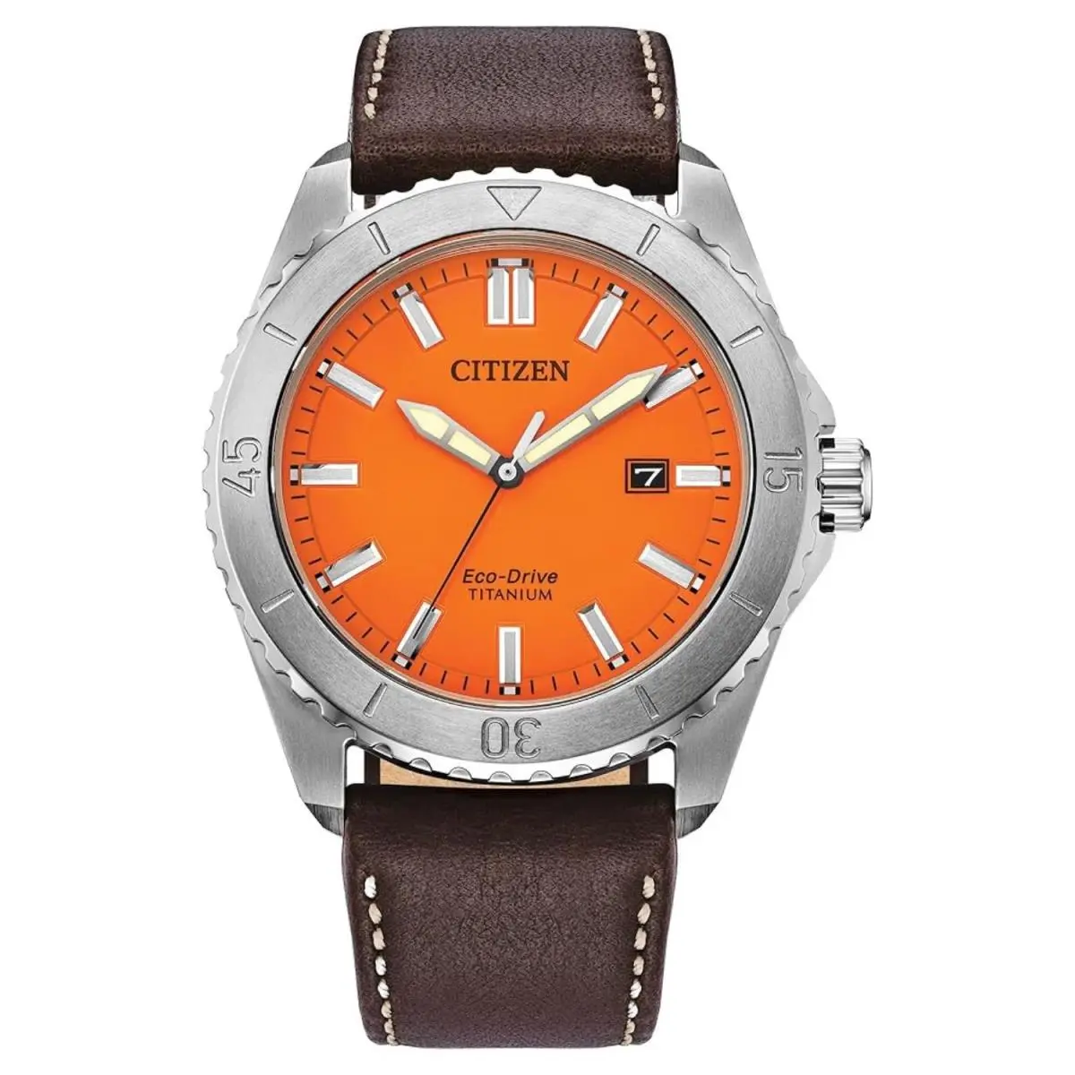 Citizen Men`s Weekender Orange Dial Watch - AW1840-09X