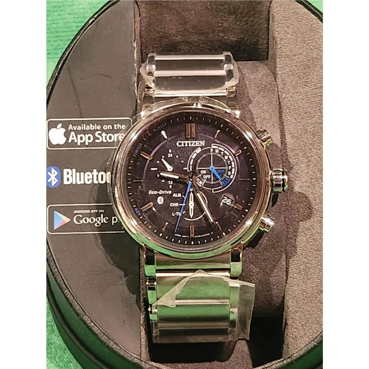 Citizen BZ1000-54E Proximity Chronograph Perpetual Men`s Bluetooth Watch