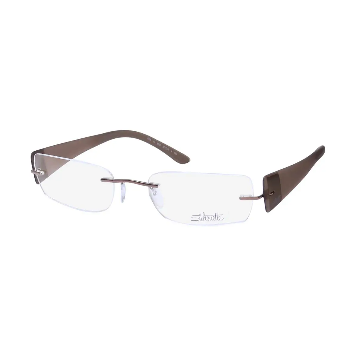 Silhouette 7596/40 Eyeglass Frame/glasses Rimless Design Minimalist Luxury Brand