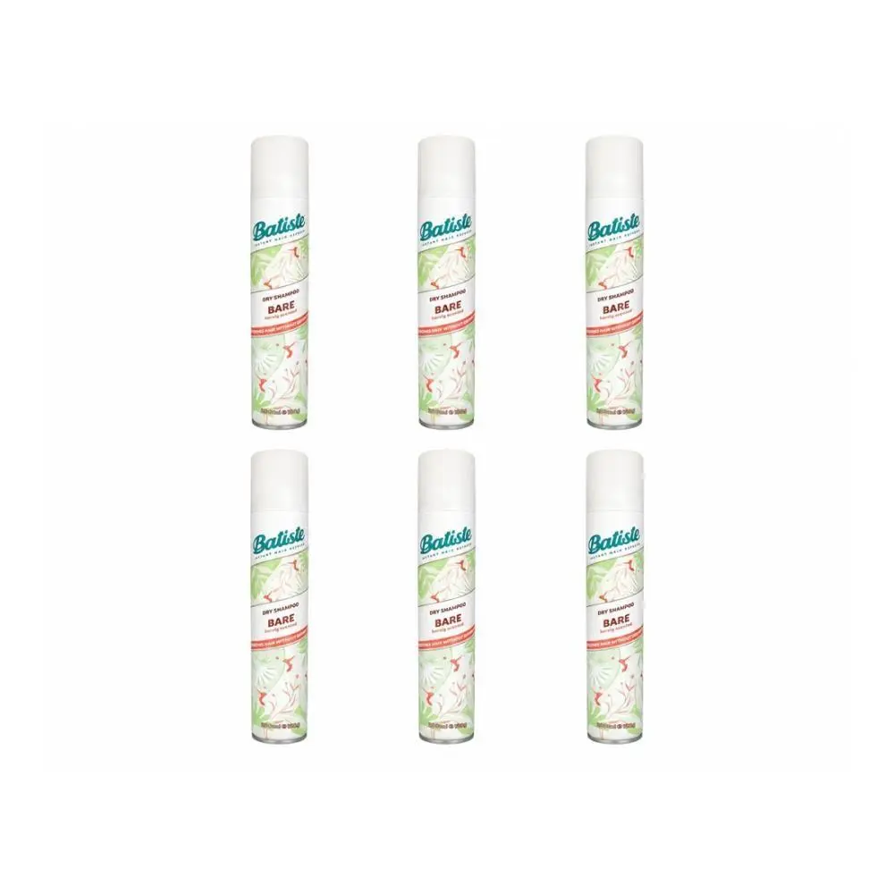 Pack of 6 Batiste Shampoo Dry Bare 200 ML Exp:-09/30/2026