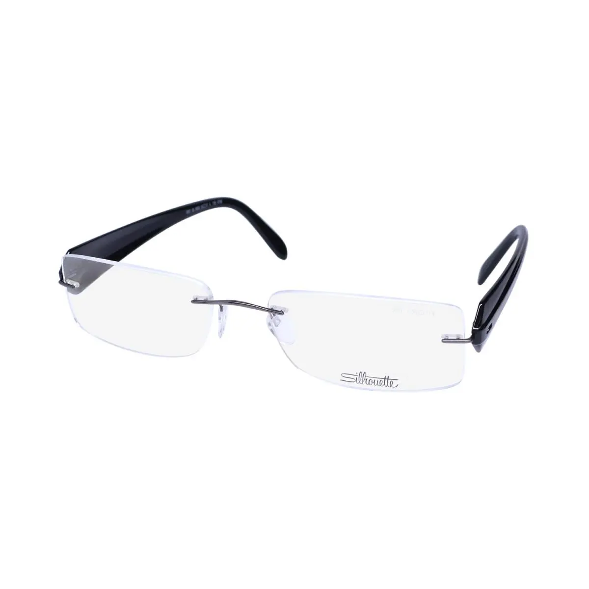 Silhouette 6697/60 Eyeglasses Austria Gray Rectangular Metal Plastic 6053