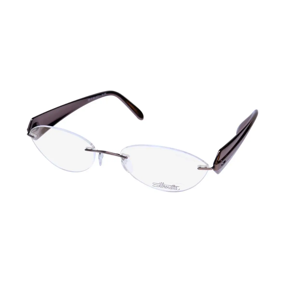 Silhouette 6699/40 Eyeglass Frame 52-17-130 Austria Brown Rimless 6050 Metal