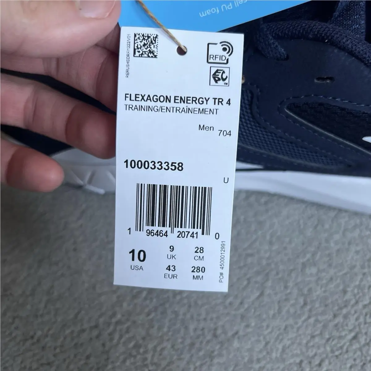 Reebok shoes - Reebok Flexagon Energy TR 4 - J4MVTb88137 - Blue 8