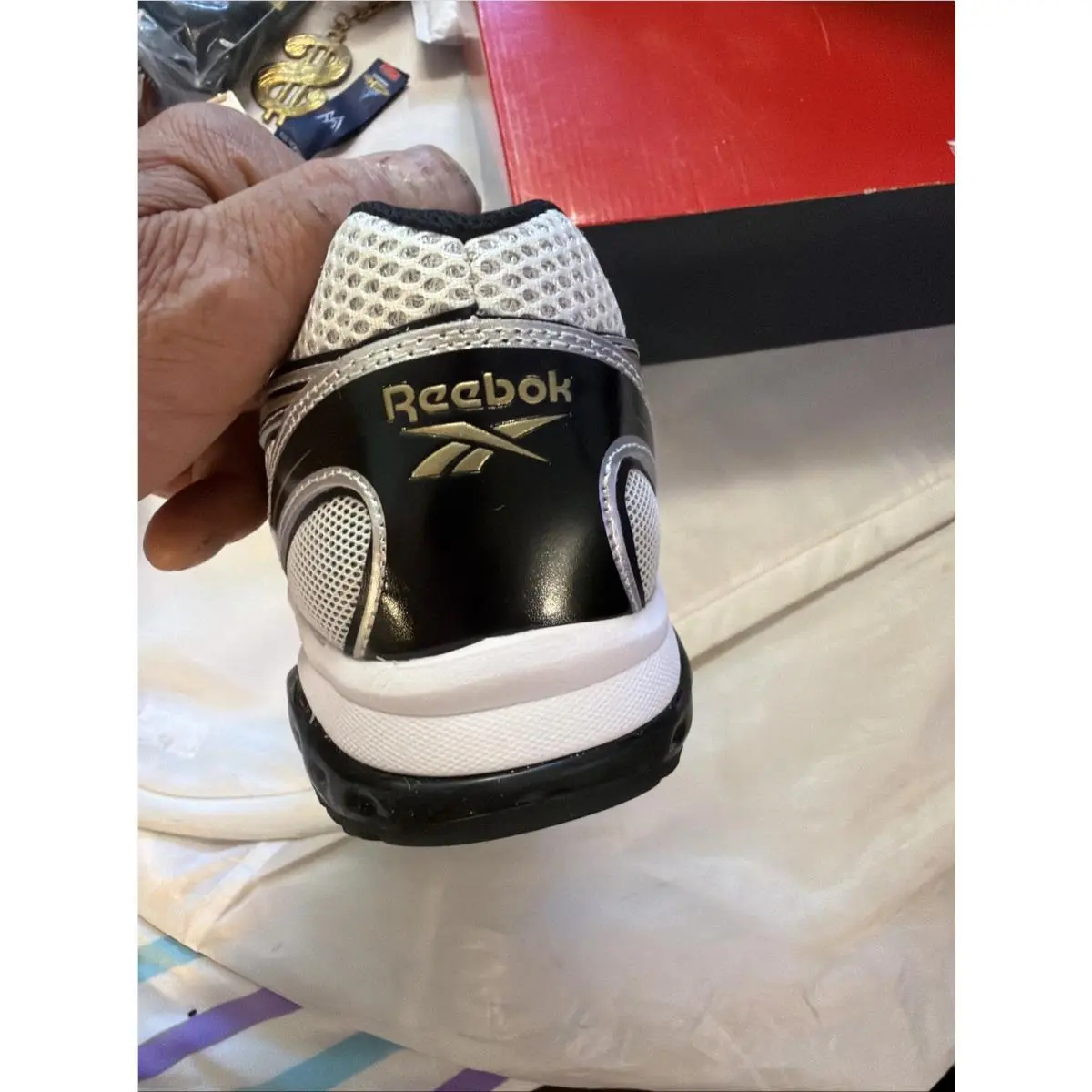 Reebok shoes - IONIC BOND - IONIC BOND - AR30302M-SNG - Gray / Dk Green (UPC: 0198179402210) 1