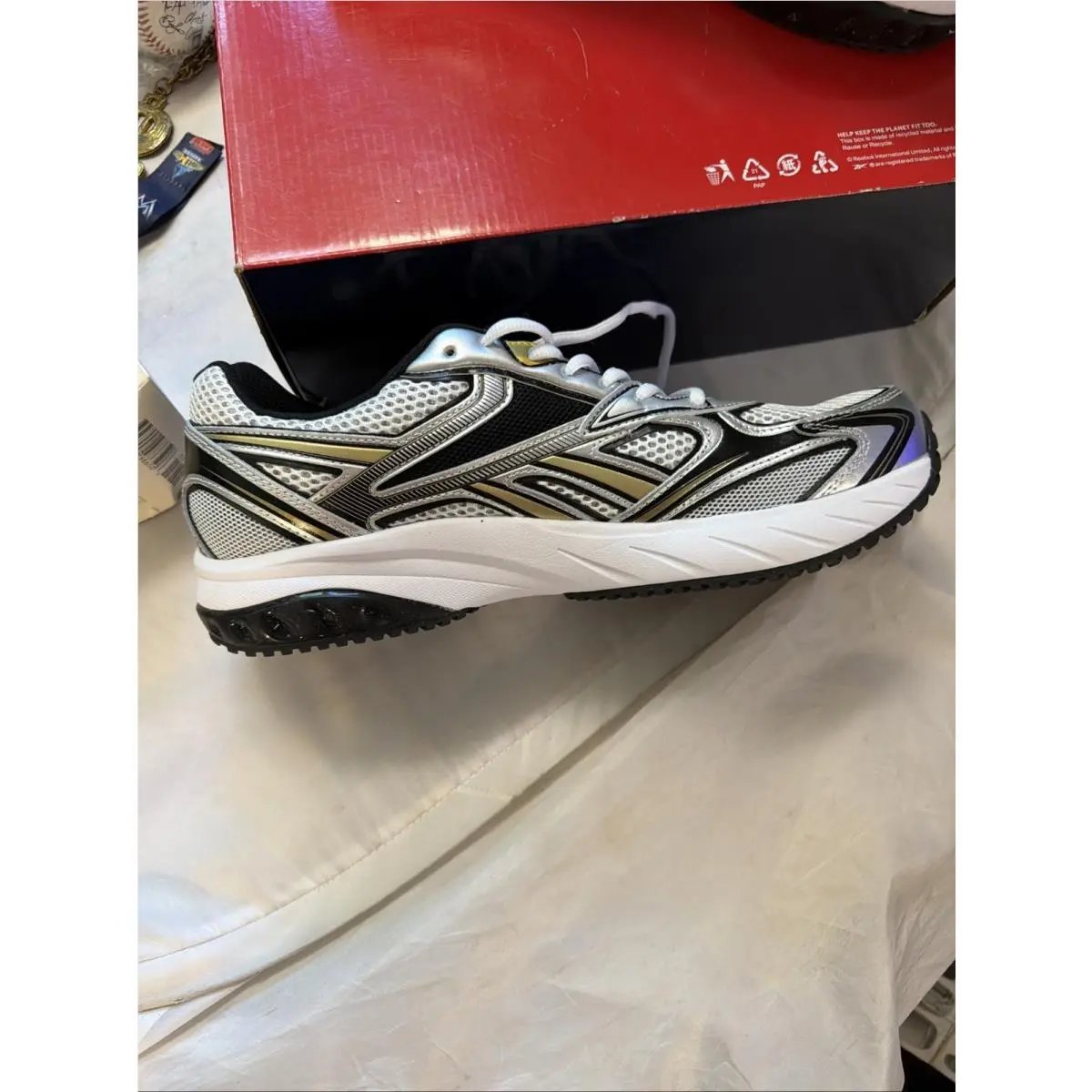 Reebok shoes - IONIC BOND - IONIC BOND - AR30302M-SNG - Gray / Dk Green (UPC: 0198179402210) 2