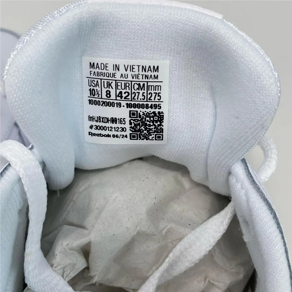 Reebok shoes - Reebok Classic - Classic - 49801 - White, Manufacturer: White/Gum 5