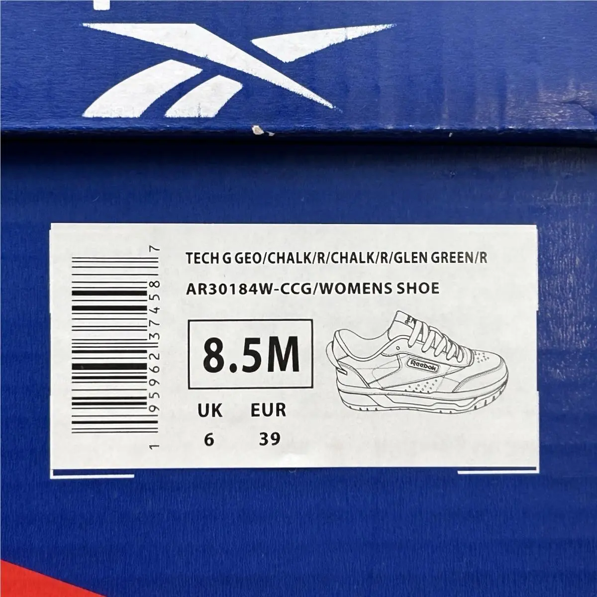Reebok shoes - Reebok Tech Geo - Tech Geo - White (UPC: 195962374587) 8