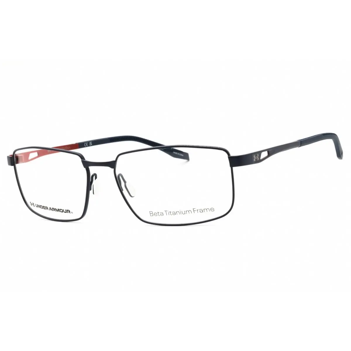 Under Armour UA 5077 G Lox Eyeglasses Matte Blue Orange Frame 57mm