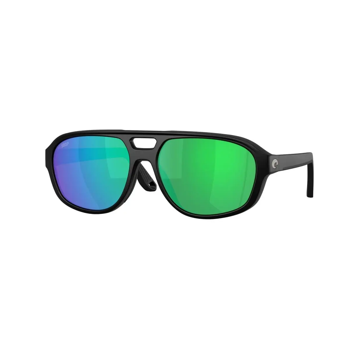 Costa 6S9133 02 Street Heat Matte Black Green Polarized 55 mm Men`s Sunglasses