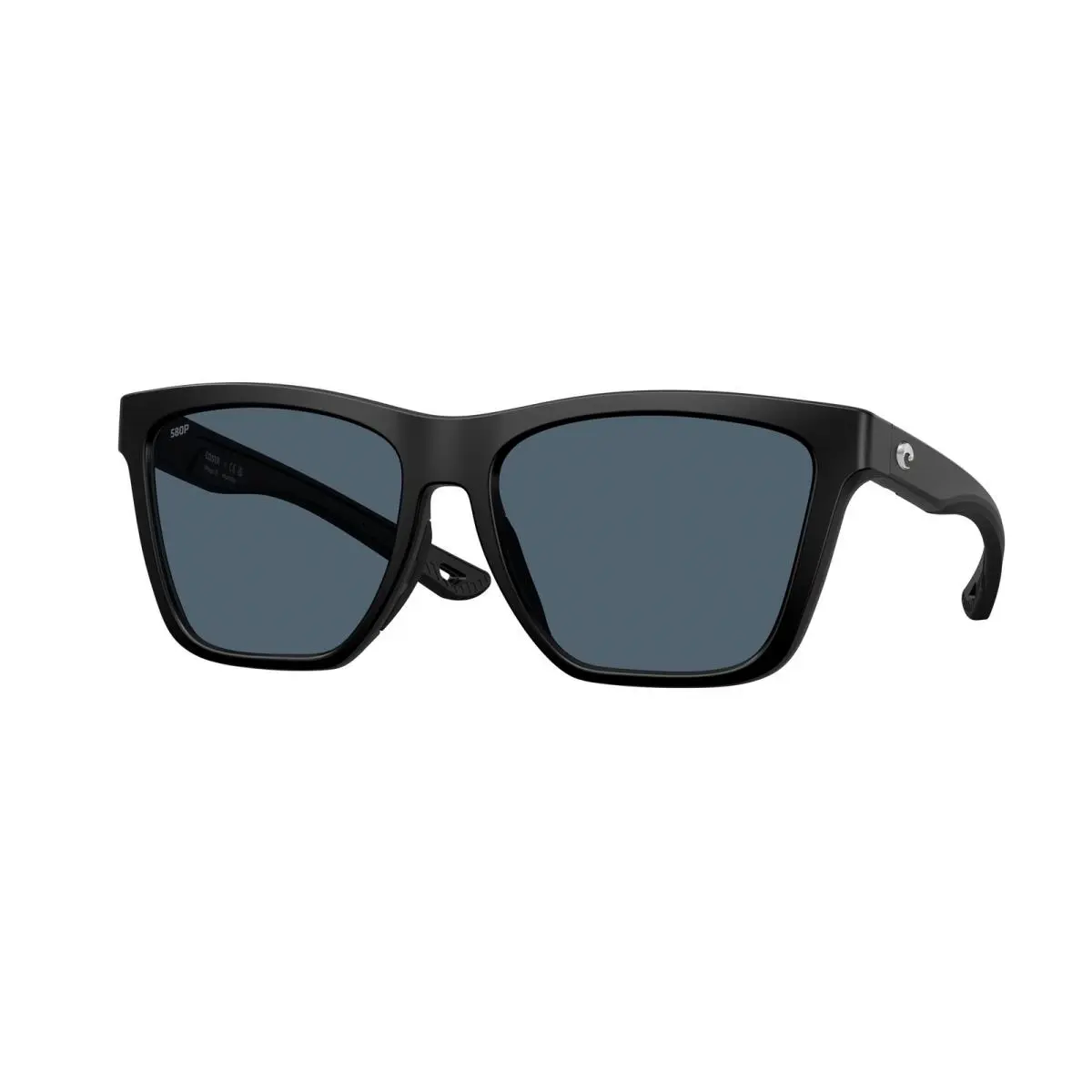 Costa 6S9122 07 Panga Ii Matte Black Gray Polarized 57 mm Women`s Sunglasses
