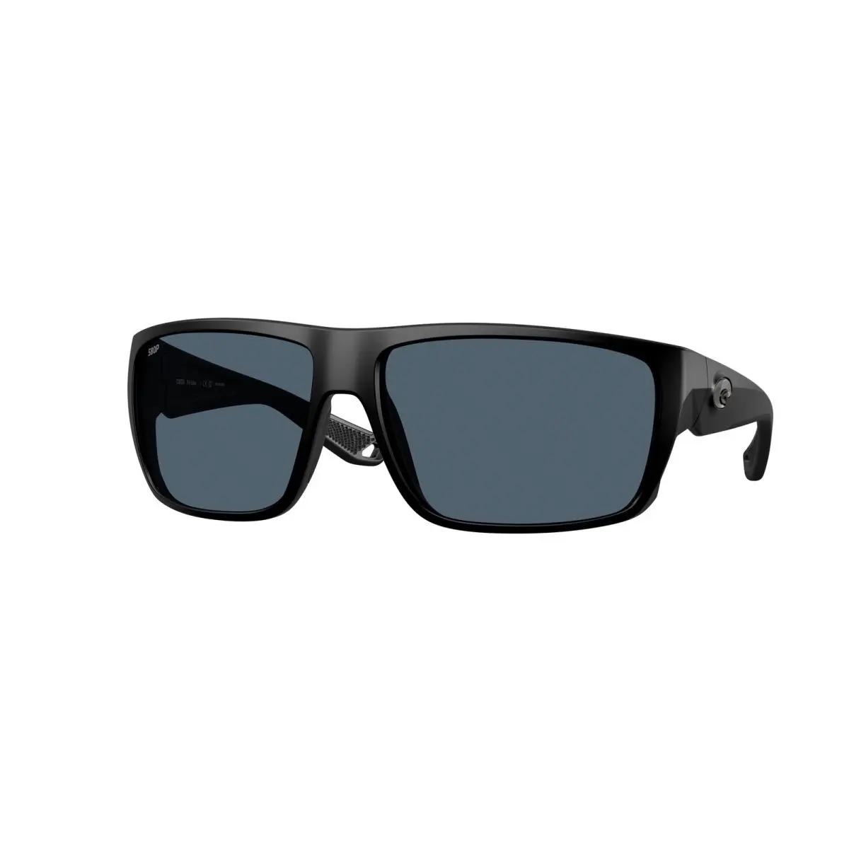 Costa 6S9129 912908 Fly Line Matte Black Gray Polarized 64 mm Men`s Sunglasses