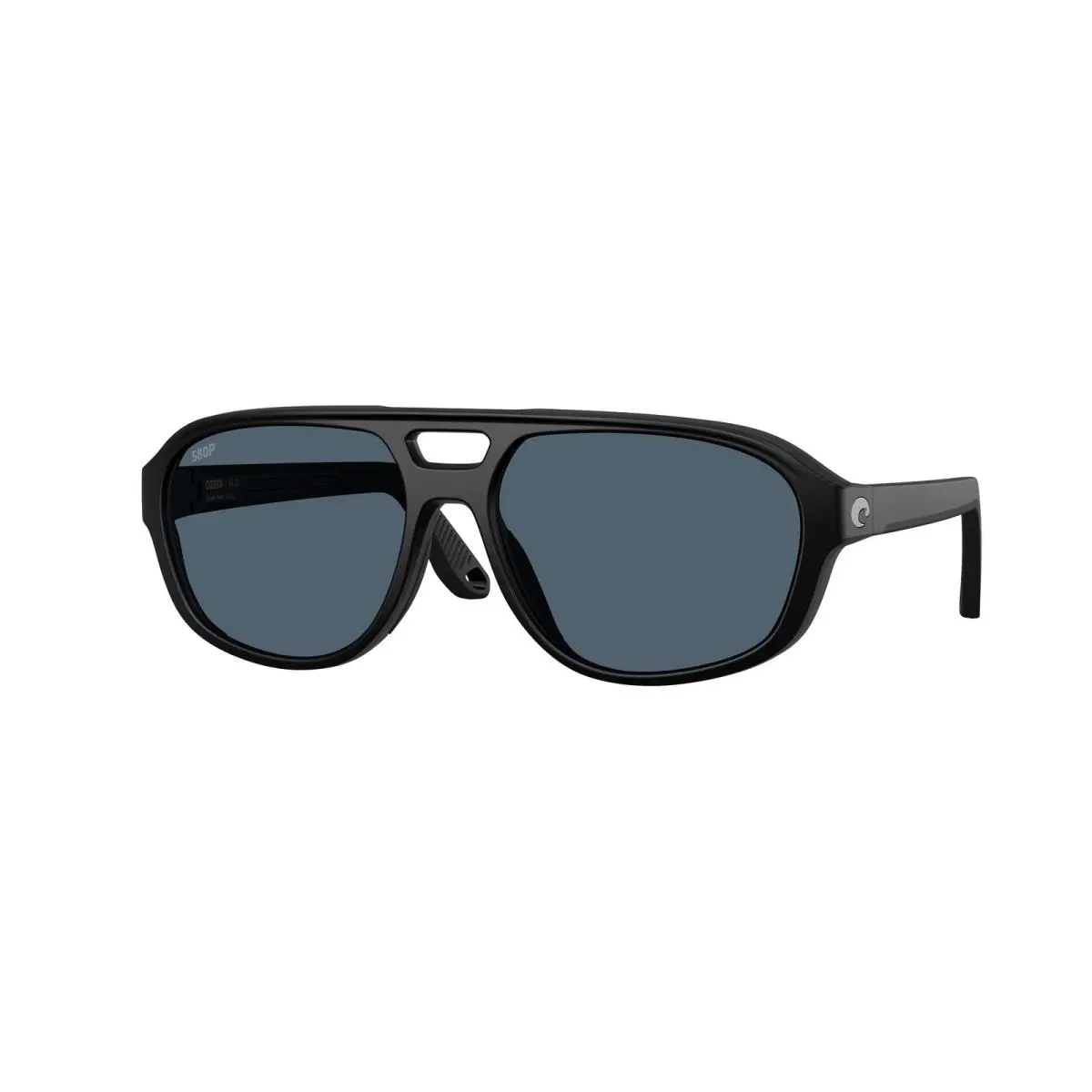 Costa 6S9133 913301 Street Heat Matte Black Gray Polarized 55mm Men`s Sunglasses