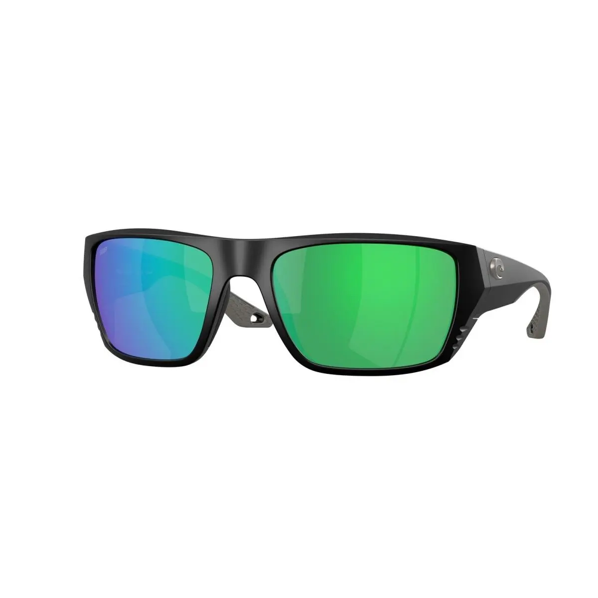 Costa 6S9118 08 Finlet Matte Black Green Mirror Polarized 59 mm Men`s Sunglasses