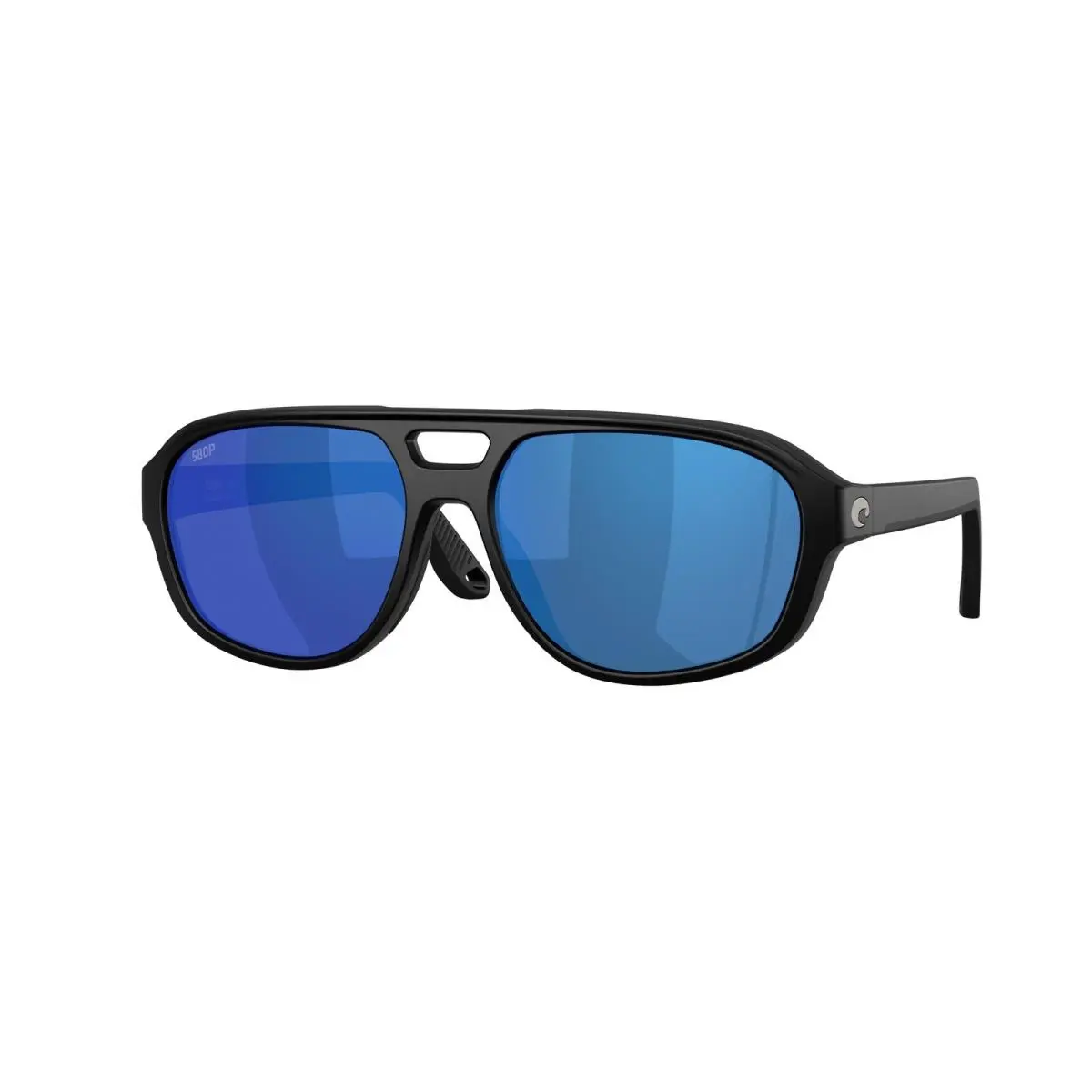 Costa 6S9133 03 Street Heat Black Blue Mirror Polarized 55 mm Men`s Sunglasses