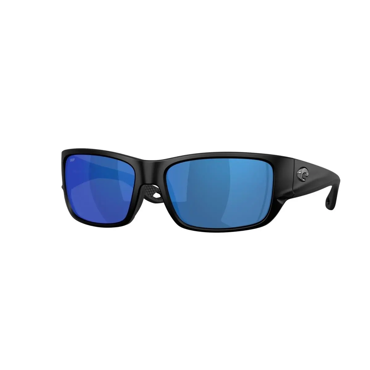 Costa 6S9132 02 Schoolie Matte Black Blue Mirror Polarized 56mm Men`s Sunglasses