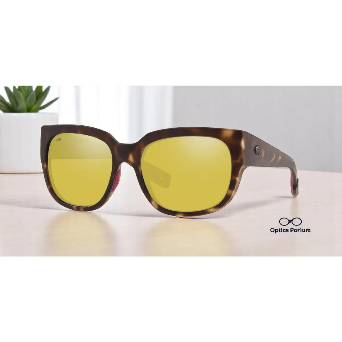 Costa 6S9019-01 Waterwoman 249 Tortois Sunrise 580g 54 mm Women`s Sunglasses - Frame: 249 Matte Shadow Tortois, Lens: Sunrise Silver Mirror 580g